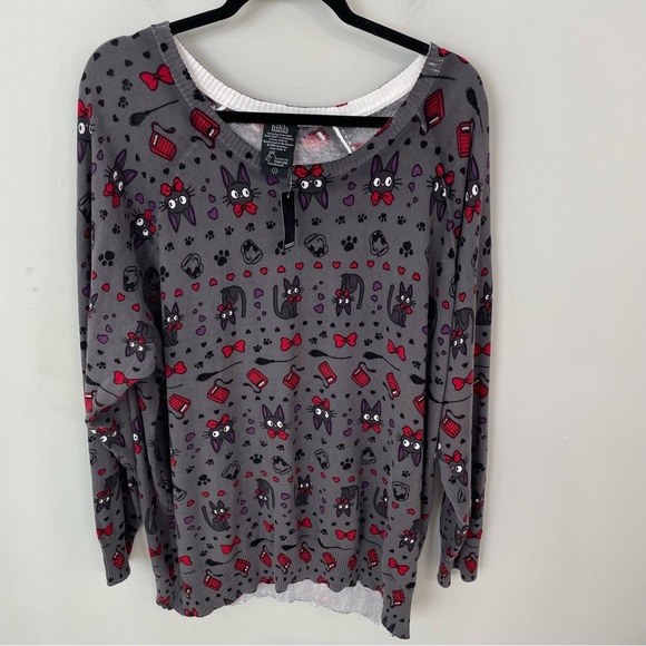 Studio Ghibli Kiki's Delivery Service Pullover Sweater size 3X Torrid - Picture 7 of 11